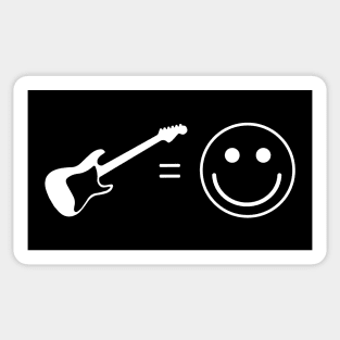 Fender stratocaster is happiness Sticker